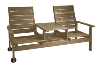 Du & Ja 2-sitssoffa Brun