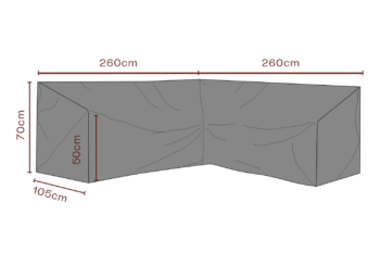 Möbelskydd hörnsoffa Svart - Vattentät