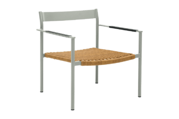 DK loungefåtölj Light Grey/Natur