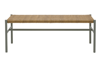 DK bänk Dusty Green/Natur