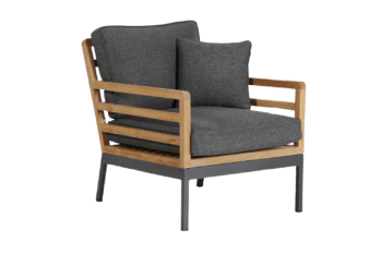 Zalongo fåtölj Natur/grå