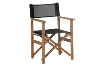 Drama karmstol Natur/svart