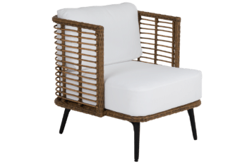 Covelo fåtölj Natur/svart