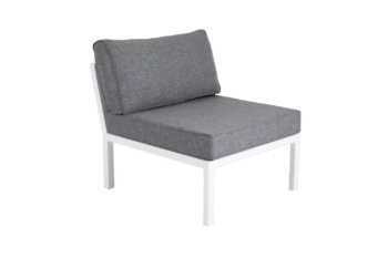 Weldon mittdel Vit/grå