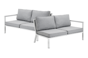 Belfort avslut Vit/Pearl grey