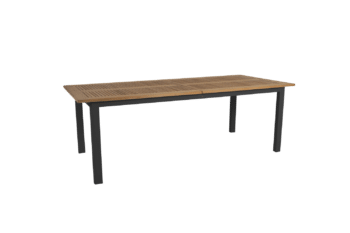 Lyon matbord Svart/teak