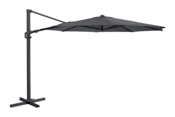 Vinovo frihängande parasoll Antracit/grå