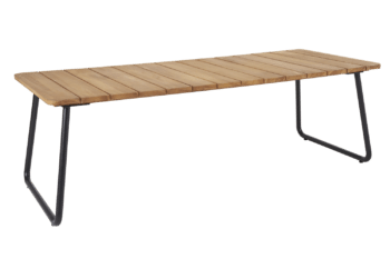 Nolli matbord Svart/teak