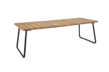 Nolli matbord Svart/teak