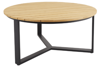 Laurion matbord Svart/Natur trä