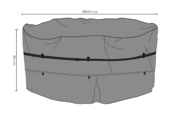 Möbelskydd matgrupp Svart - Andas