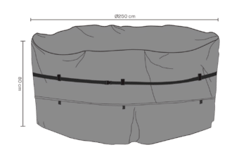 Möbelskydd matgrupp Svart - Andas