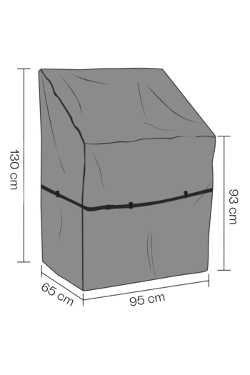 Möbelskydd utekök Svart - Andas