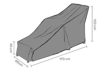 Möbelskydd däckstol Svart - Andas