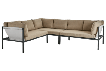 Allie hörnsoffa Antracit/Barley