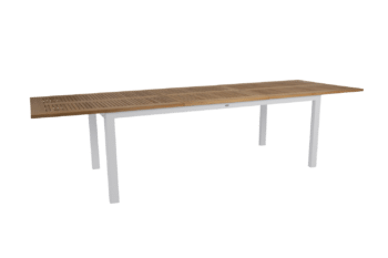 Lyon matbord Light Grey/Teak