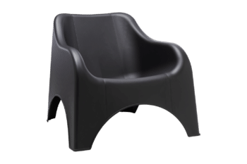 Kumo loungefåtölj Svart