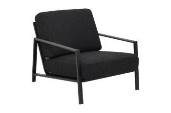 Lyra fåtölj Svart/Teddy Black