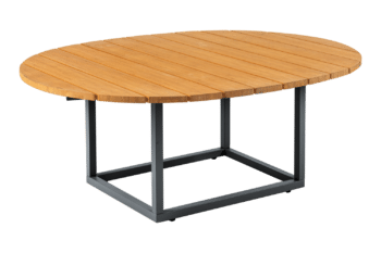 Olive soffbord Antracit/Bambu