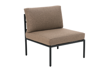 Reno mittdel Svart/Raw Peanut