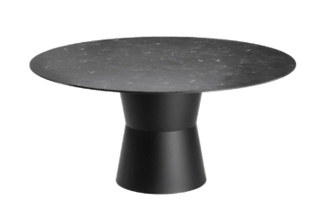 Nidaba matbord Silver/svart